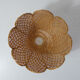 Vintage rattan flower pendant lamp