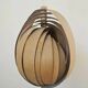 Rare Midcentury Wooden Pendant in style of Hans-Agne Jakobsson, Sweden, 1960s