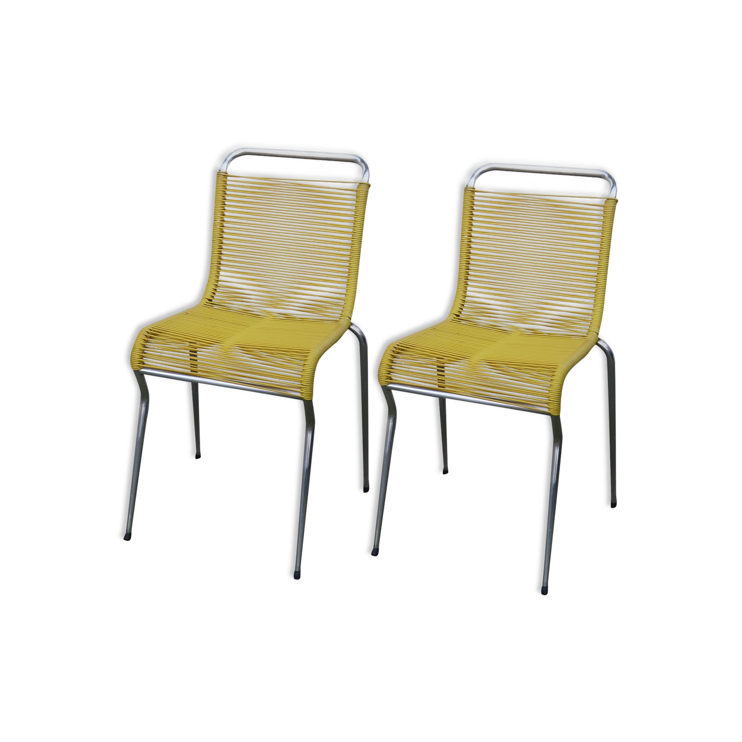 Pair of scoubidou chairs