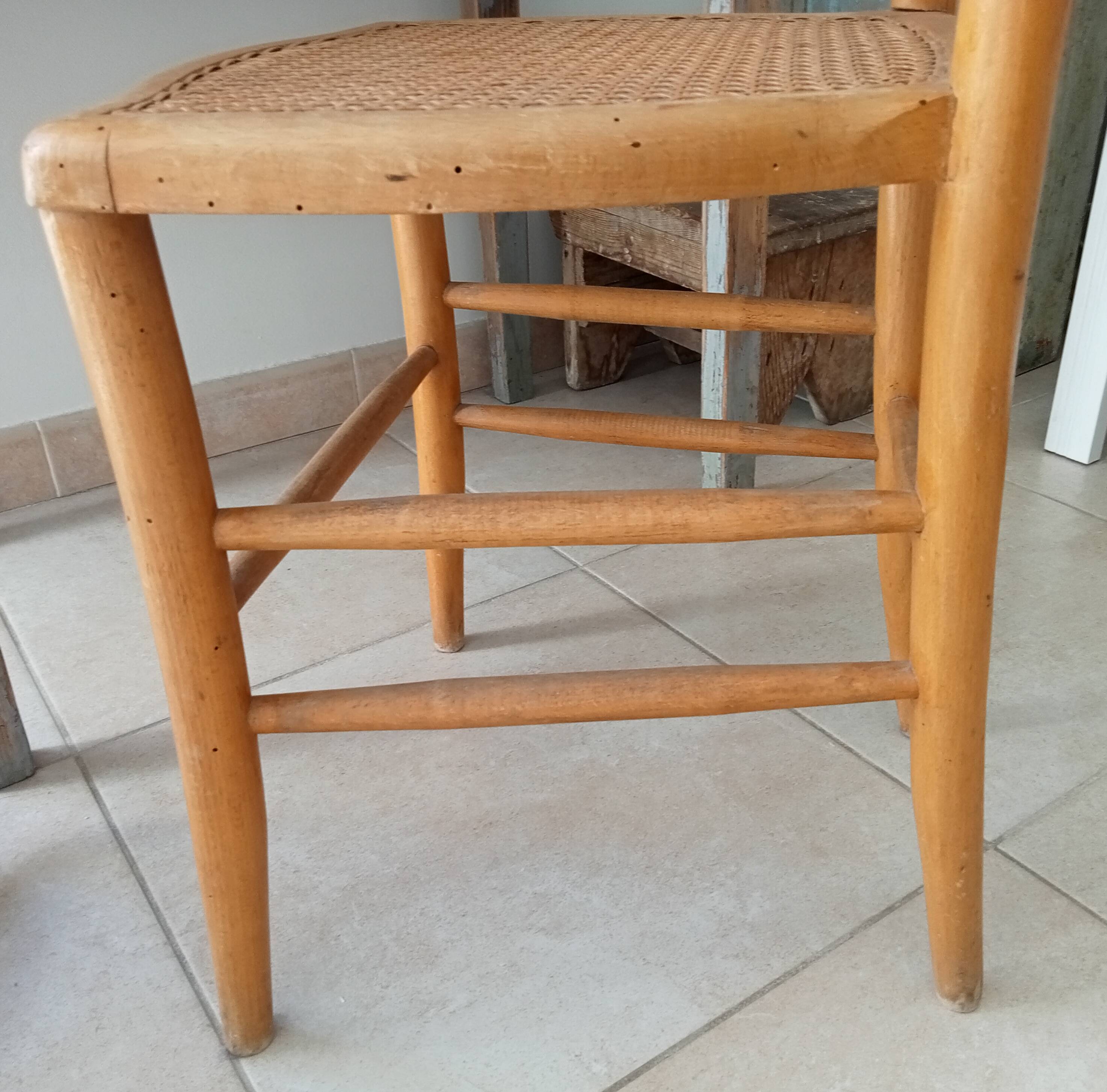 Bistro canned chair 1930