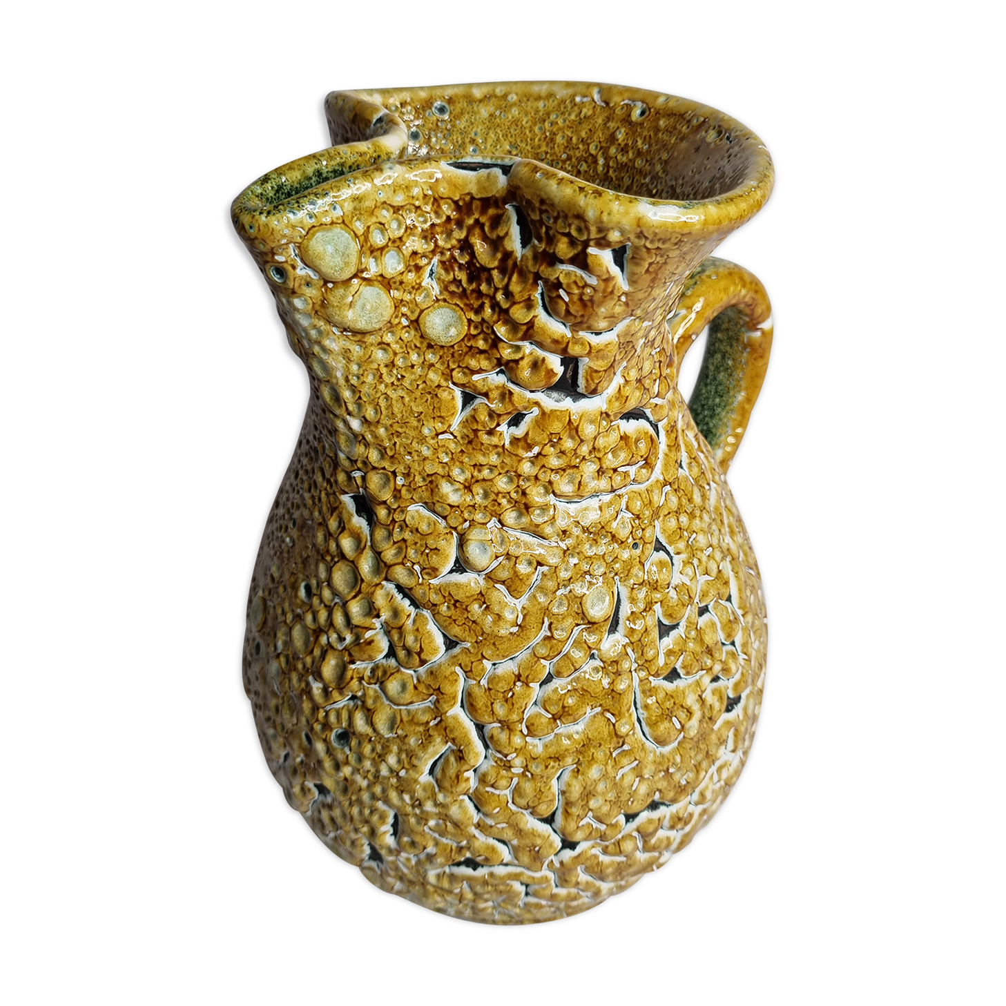 Vintage fat lava orangeade decanter