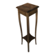 Vintage Wooden High Bolster Side Table #A605