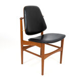 Chaise danoise en teck conçue par Arne Hovmand-Olsen pour Jutex