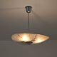 Lustre suspension verre opalin Zukov , année 60