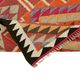Turkish Handwoven Vintage Herki Kilim 90 cm x 322 cm