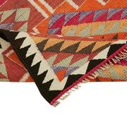 Turkish Handwoven Vintage Herki Kilim 90 cm x 322 cm