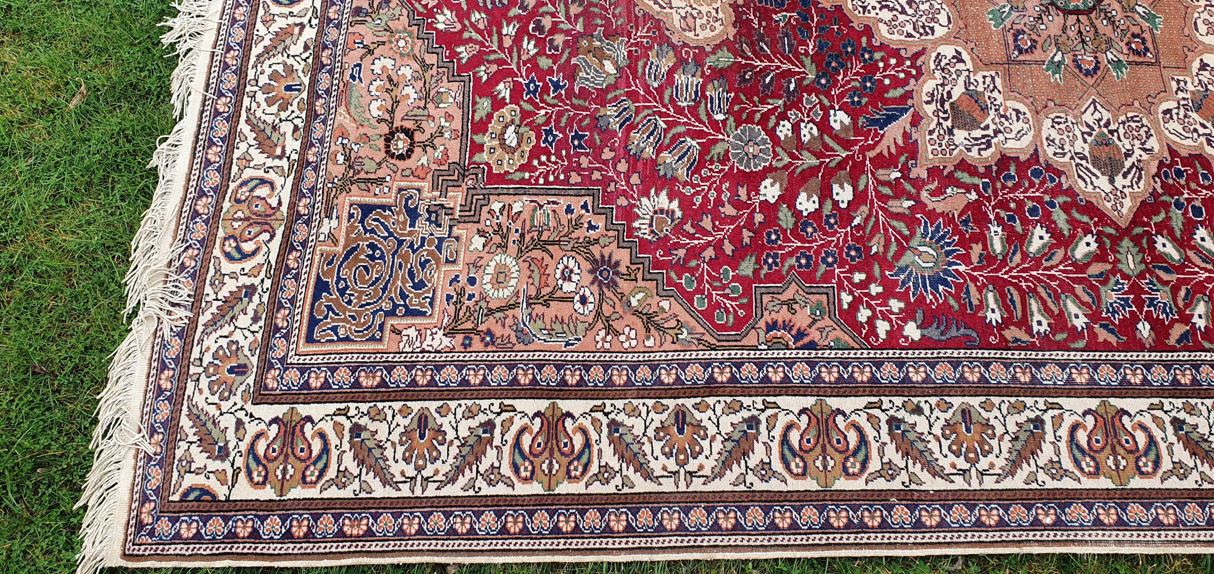 Carpet kayseri turkey, hand knotted pure wool and cotton. perfect condition. 200 x 300 cm. 1970.