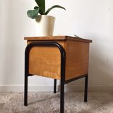 Vintage boarding school bedside