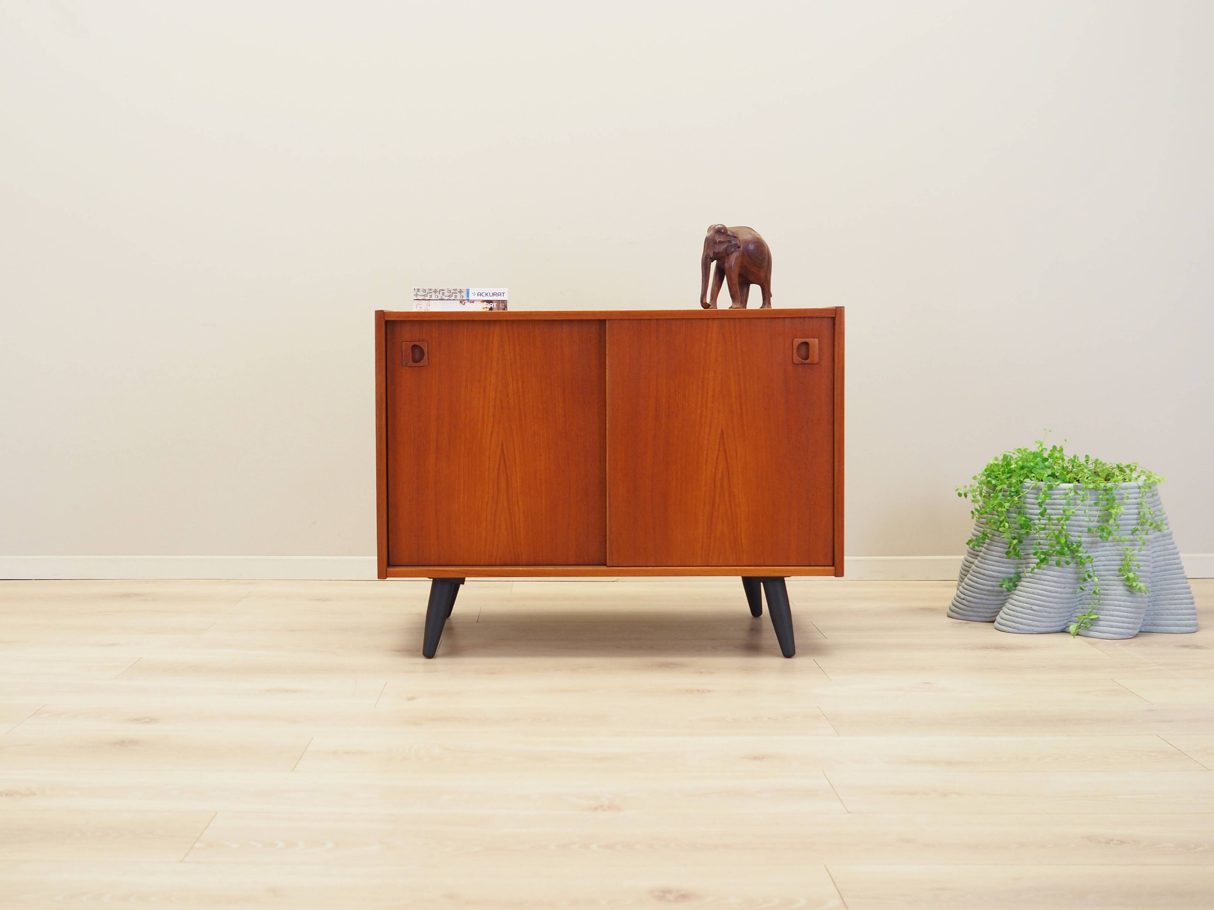 Teak cabinet, Danish design, 1970s, production: Denmark