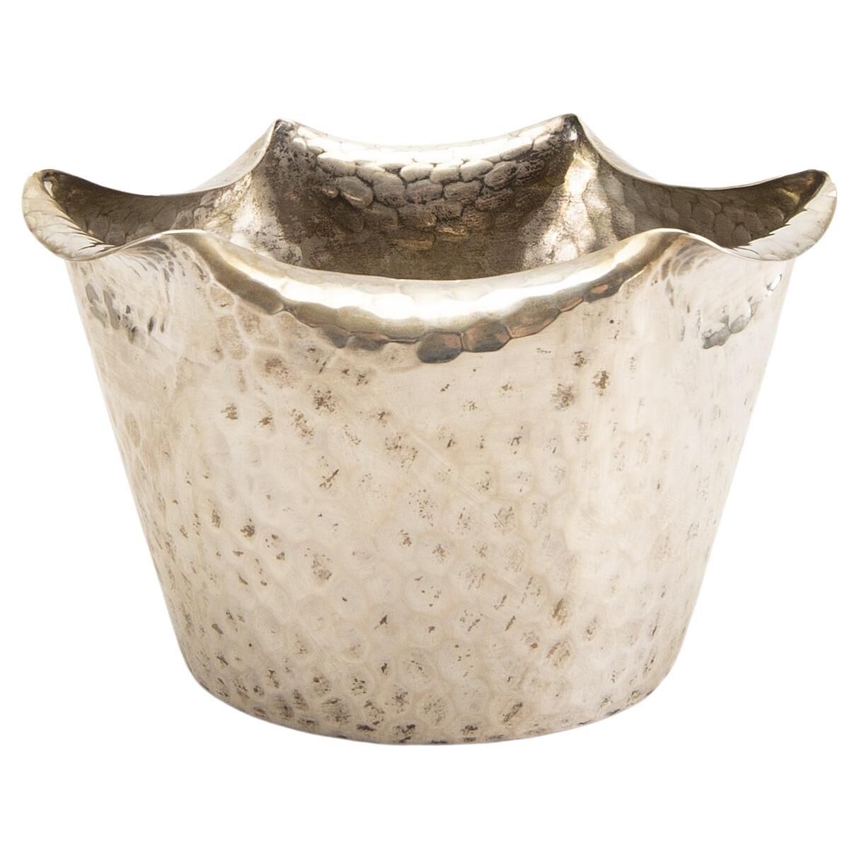 Silver bowl marked by Adam Bentzen Graeser, Copenhagen 1921
