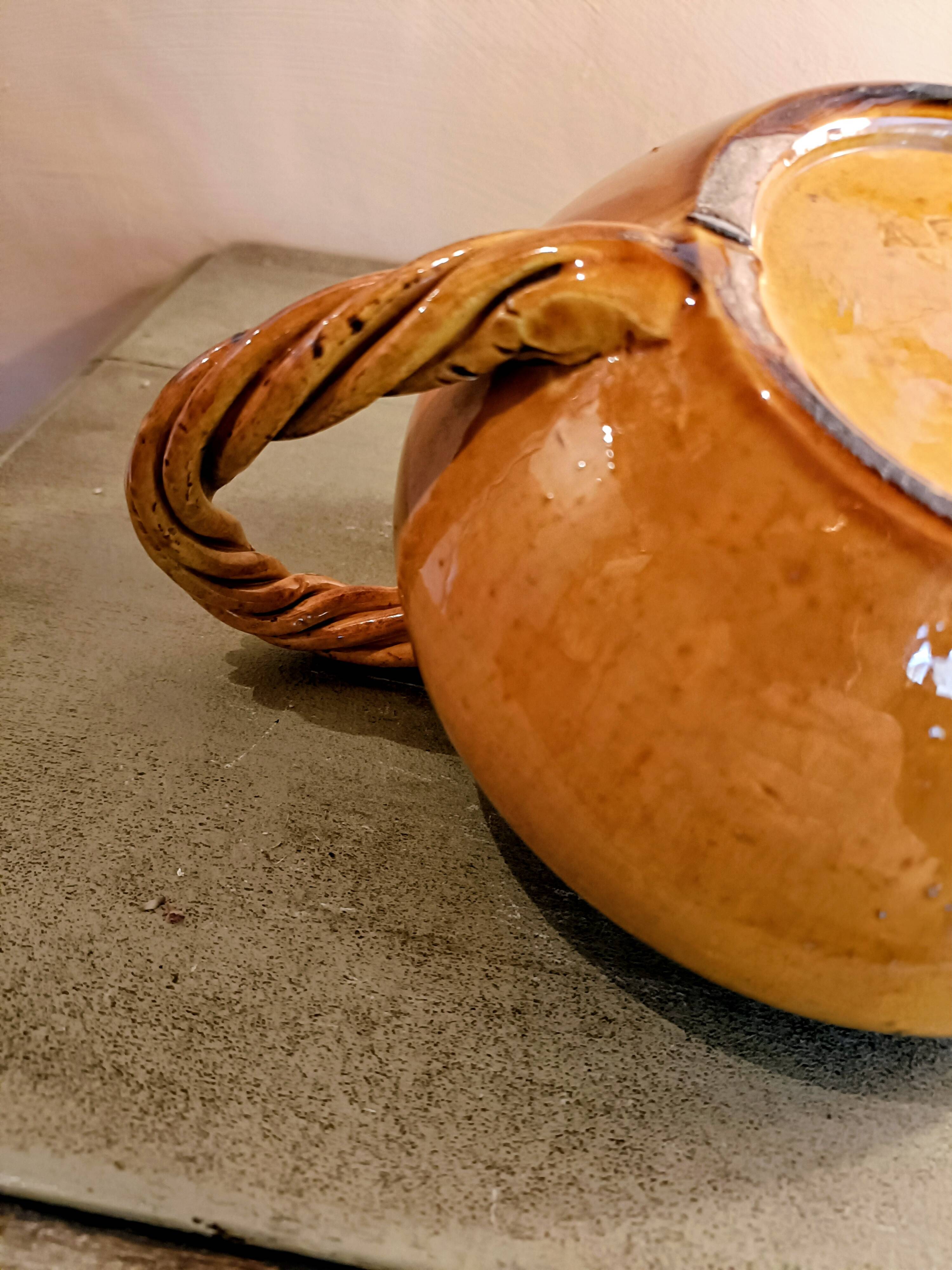 Teapot Vallauris signed A. Fazio