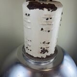 Rare industrial suspension Osram HQL – large aluminium reflector 53