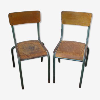 2 Mullca school chairs