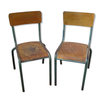 2 Mullca school chairs