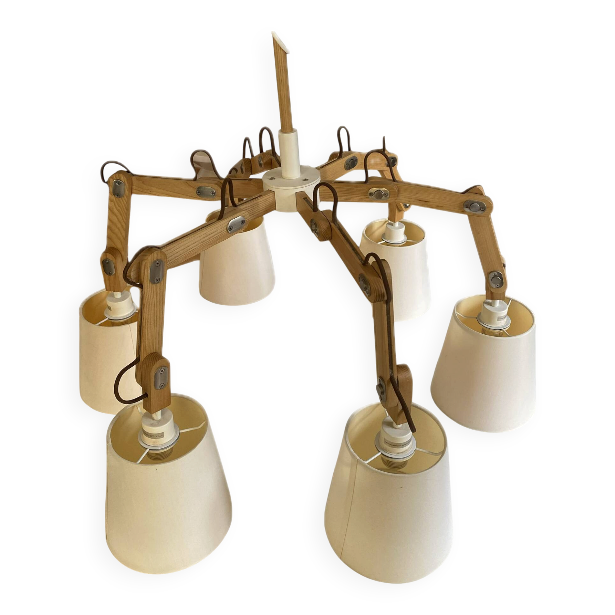Lustre scandinave avec bras articulés