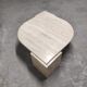 Travertine coffee table Roche Bobois