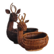 Panier forme cerf