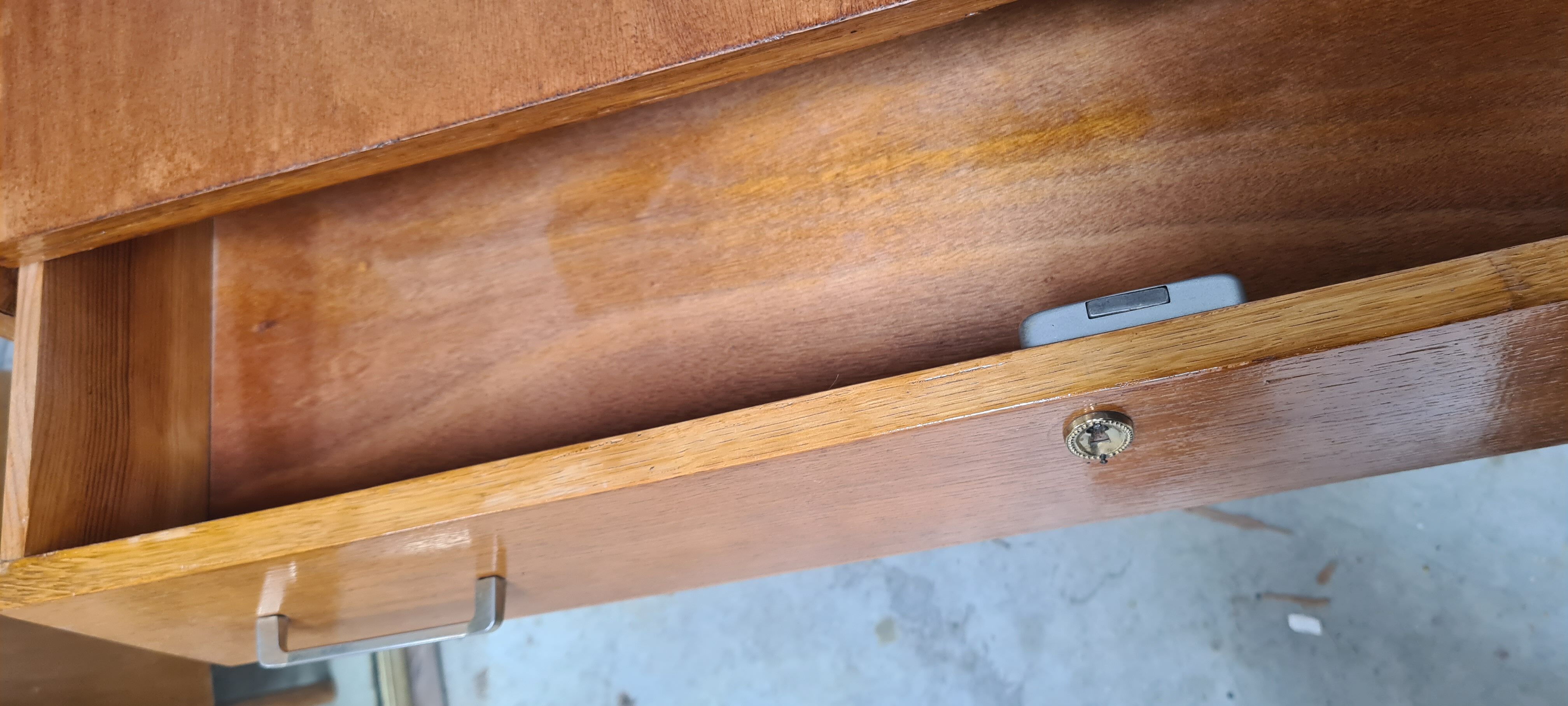 vintage chest of drawers 1960 a 70 4 pullers plating 76x90x45