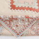 4x6 blue and beige handmade oushak rug