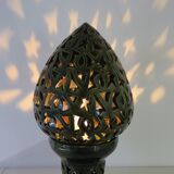Lamp years 60/70,  openwork ceramics