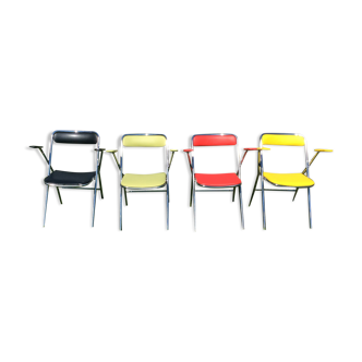 Lot of 4 vintage chairs