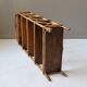 Vintage rattan library