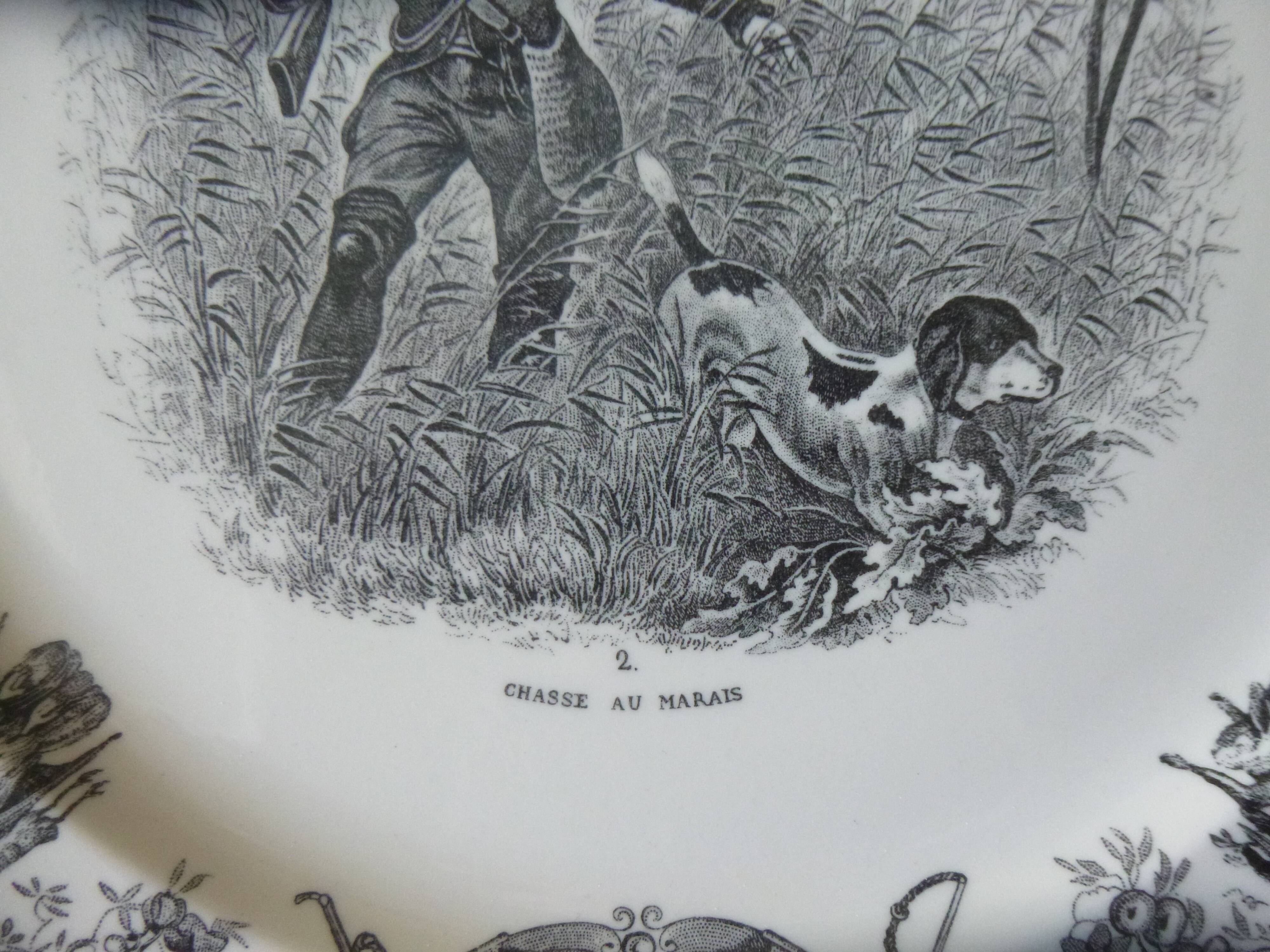 Plate plate Villeroy & Boch series "the hunt"