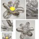 Flower candle holder table centre glass Pierre d'Avesn