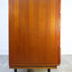 Vintage 1950s teak chest of drawers in metal