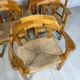 1970s Set of 6 Vintage Pine Dining Armchairs by Rainer Daumiller
