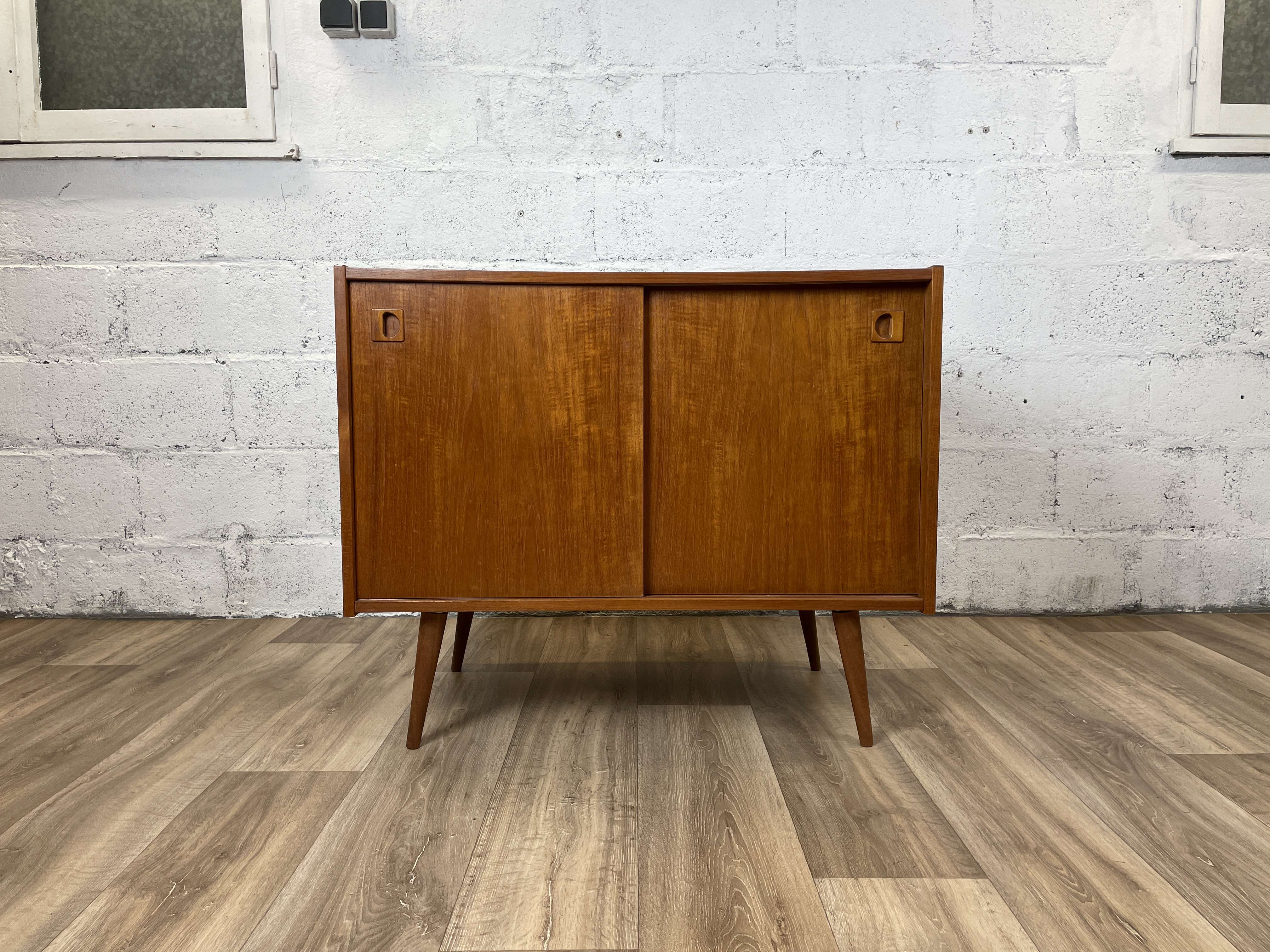 Vintage Scandinavian teak enfilade, 60s