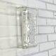 Applique italienne en verre de BRG