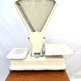 Antique double-sided scale grocery counter