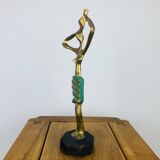Bronze sculpture African woman