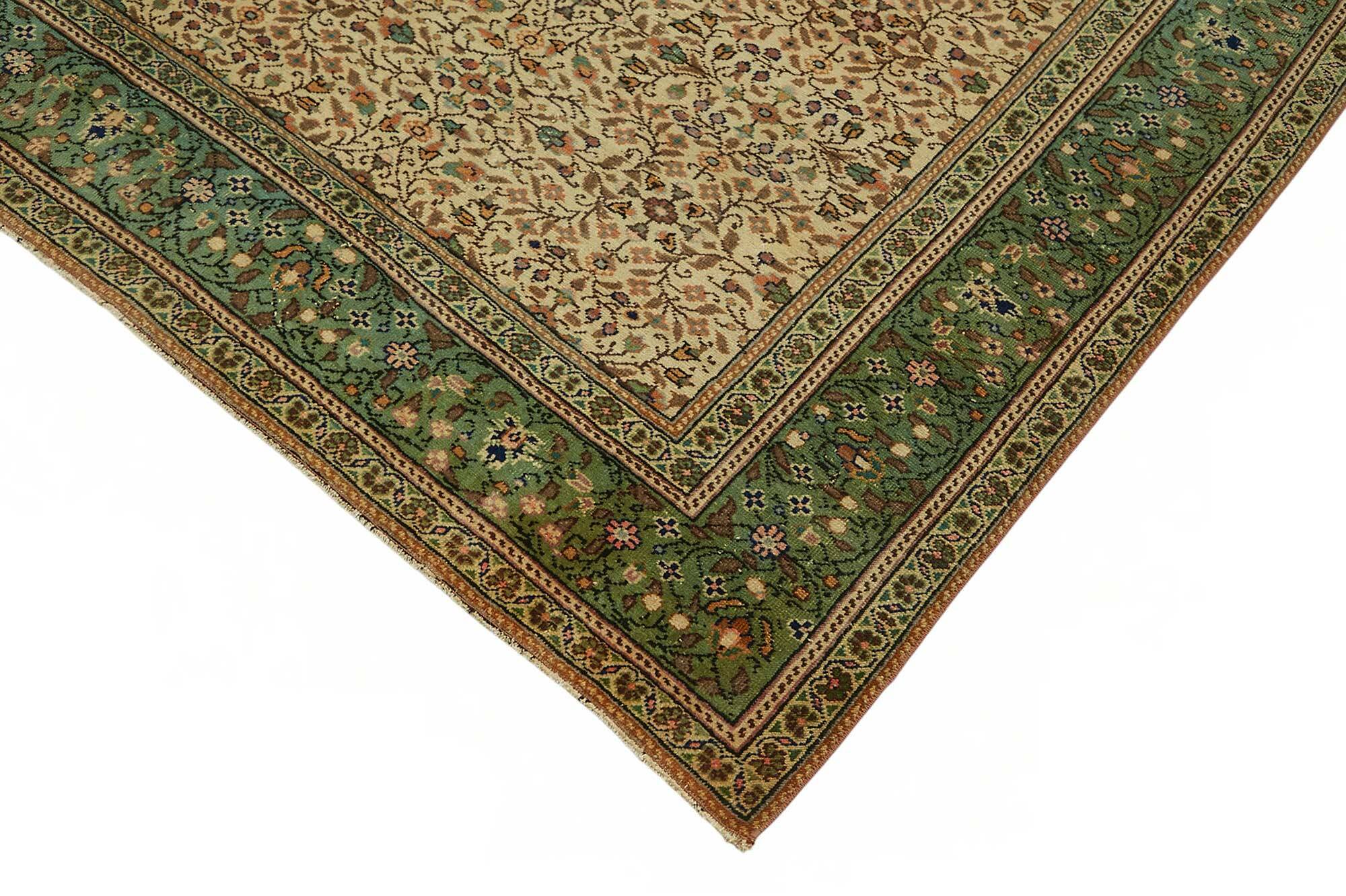 Turkish Wool Vintage Kayseri Rug 196 cm x 284 cm
