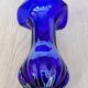 Large Cobalt Blue Art Glass Vase - Murano Work - Italy 1960