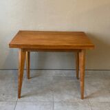 Vintage wooden portfolio table