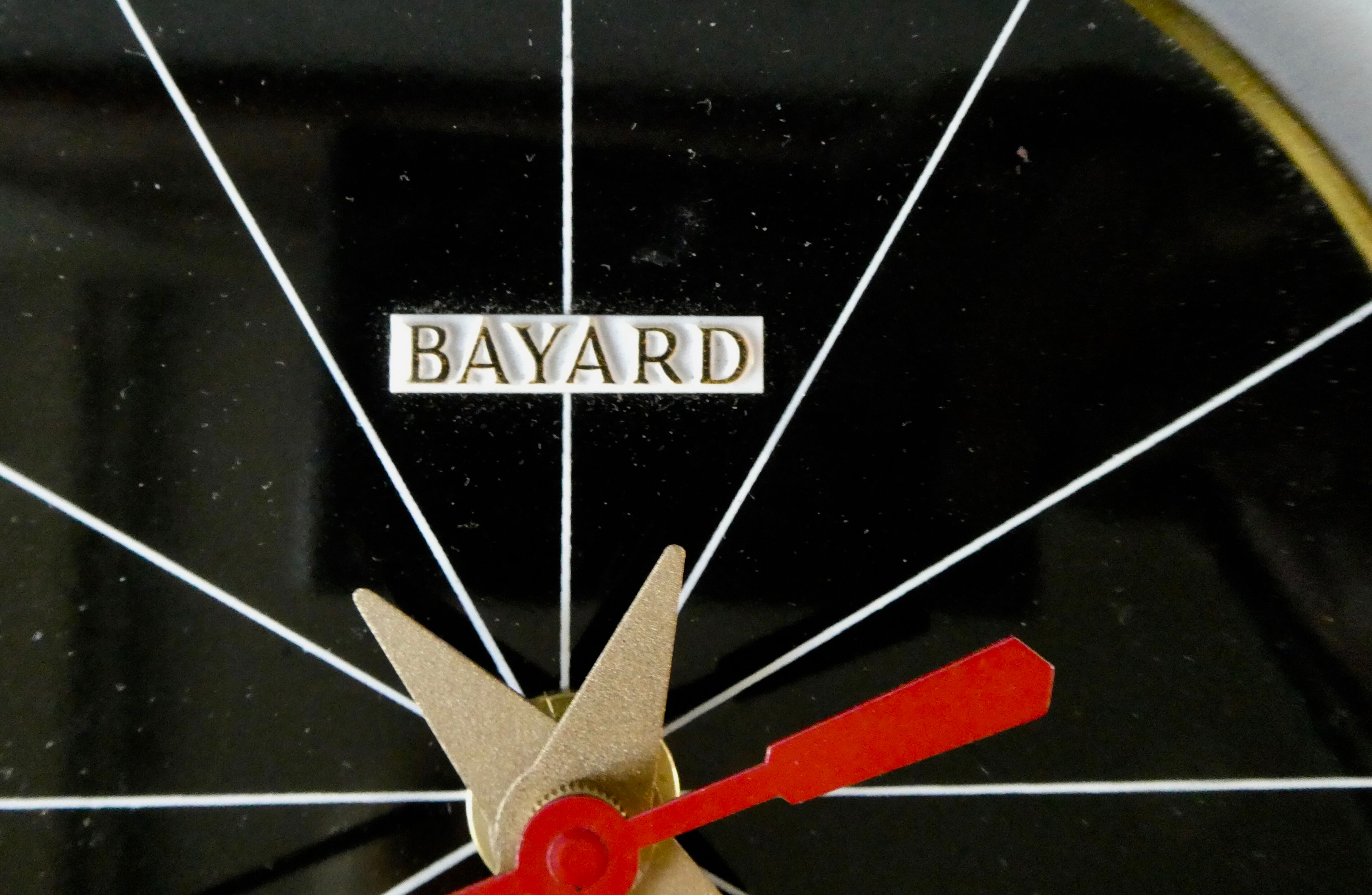 Bayard pendulum, in formica, free form, 60s