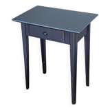 Blue painted side table