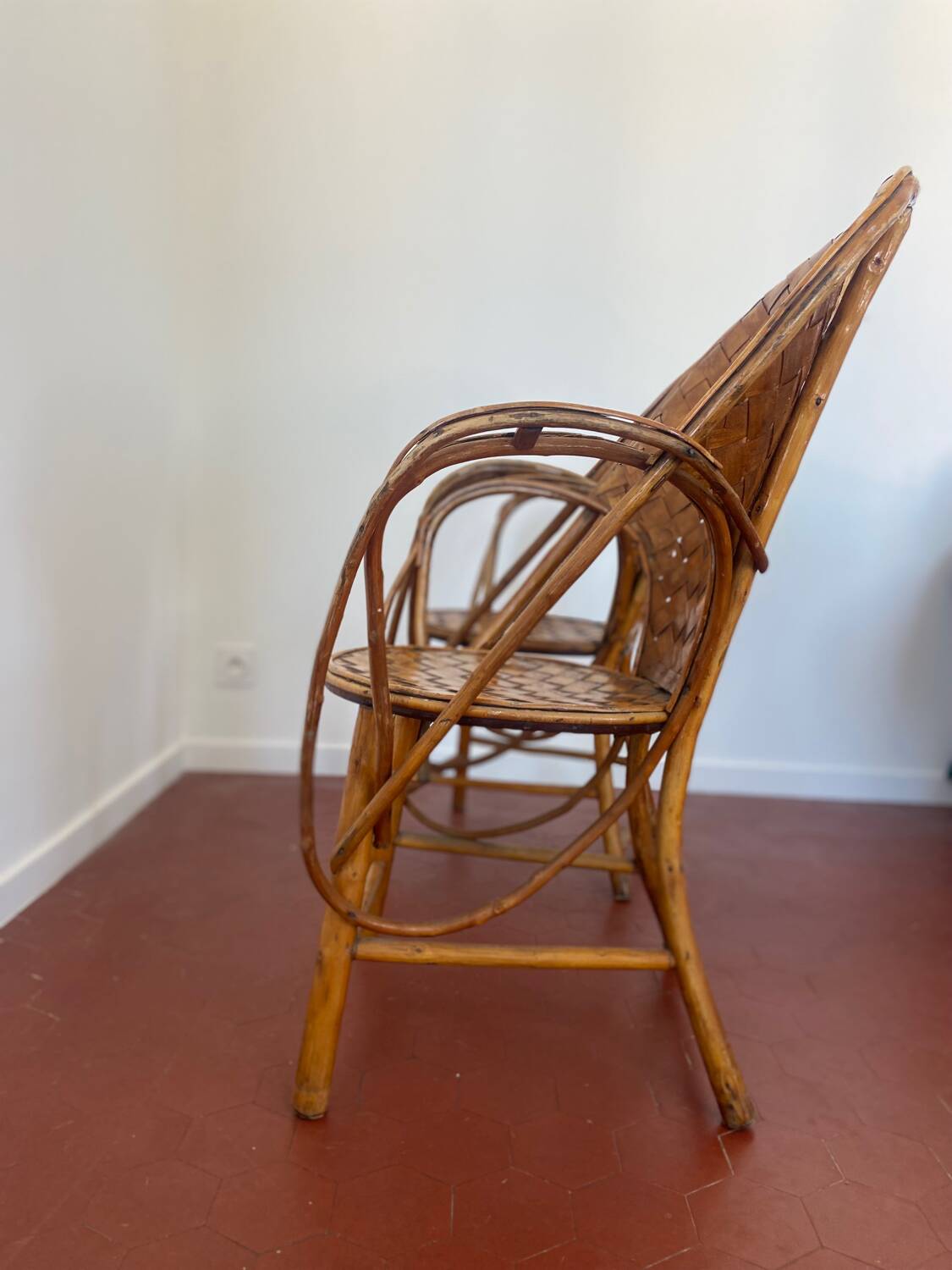 Paire de fauteuils vintage