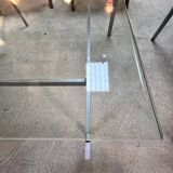 Poul Kjaerholm glass coffee table model PK61, Denmark 1960s