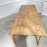 Large fir work table, 1940s