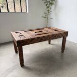 Table basse savoyarde art populaire