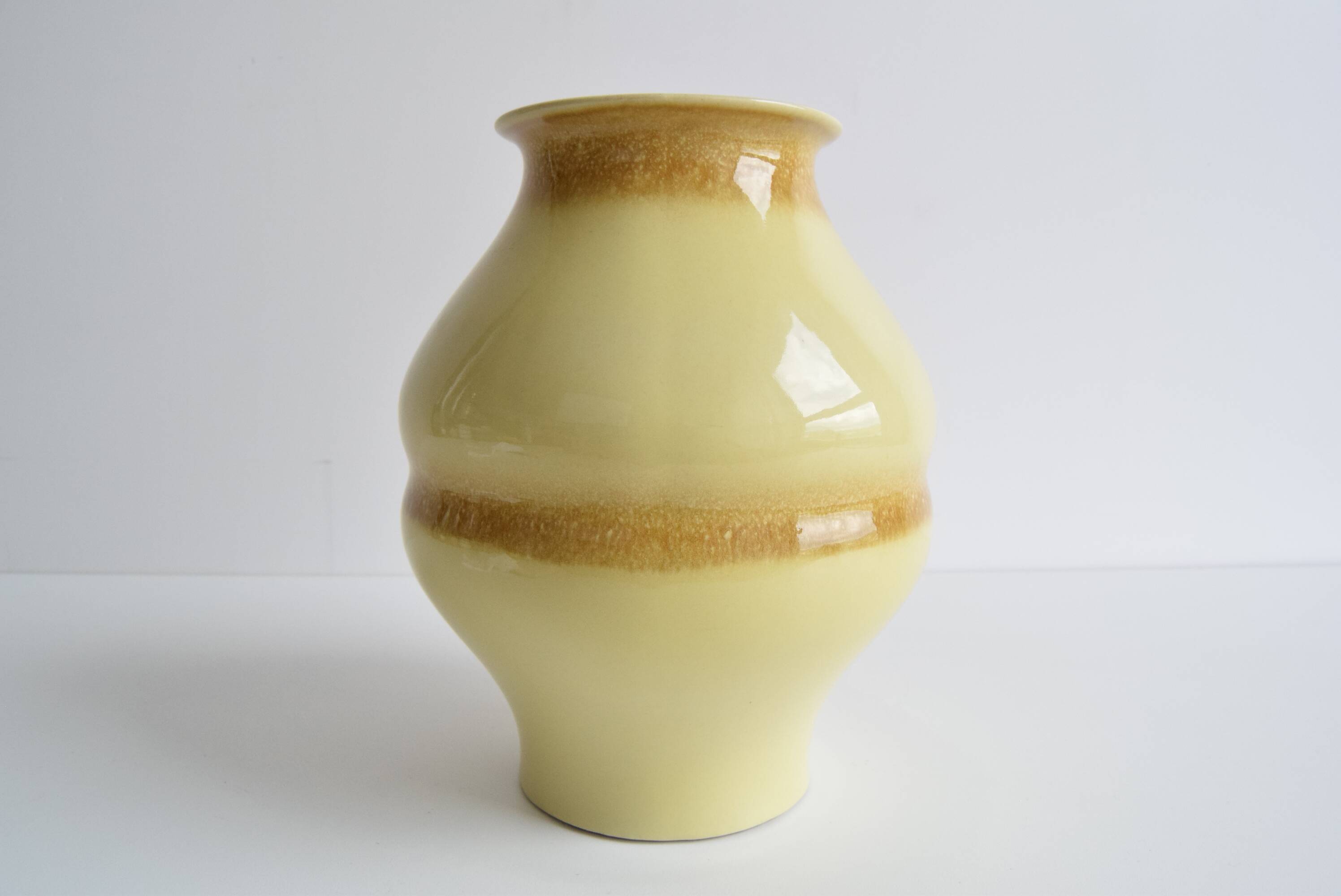 Vintage Ceramic Vase by Ditmar Urbach, Cornelie Collection, Czechoslovakia, 1950's.