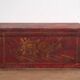 Small ancient garnet red chest (c.1900) #43