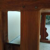 Antique vintage solid oak monastery farmhouse table