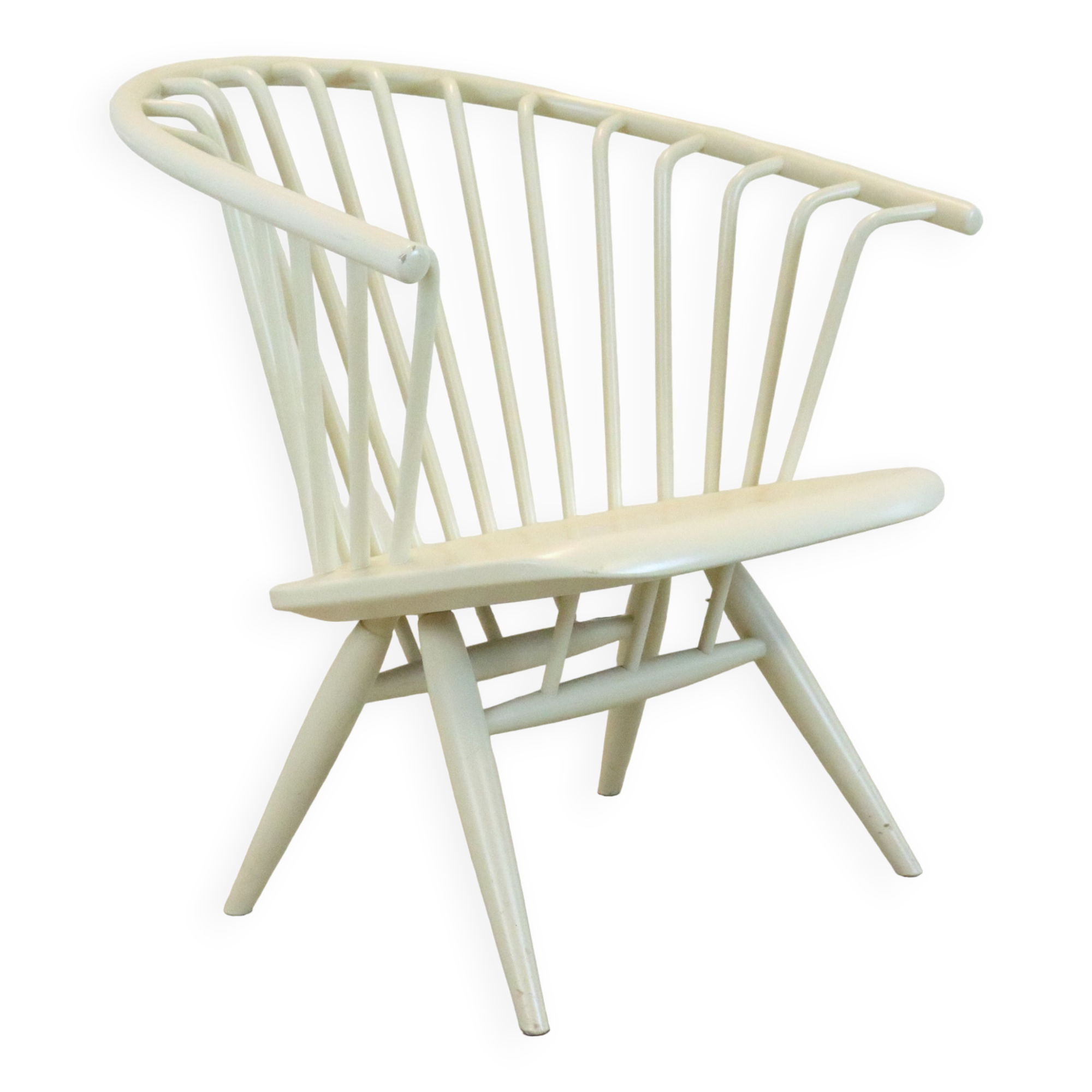 Crinolette vintage design armchair by Ilmari Tapiovaara for Asko