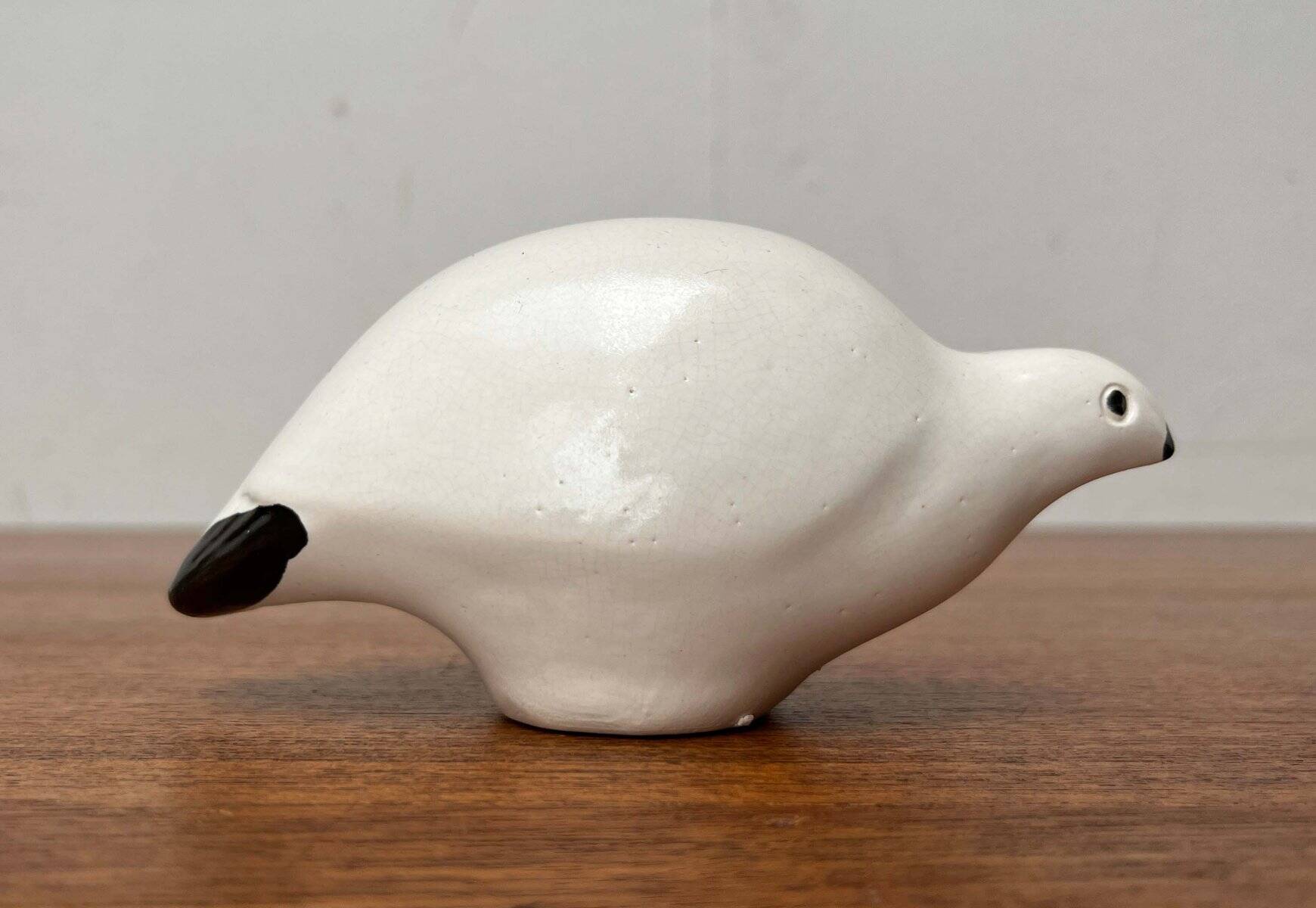 Vintage handmade ceramic bird whistles Riekko by Punainen Paja and Lintupaja, Finland, 1970s, set of 2.