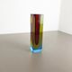 Murano glass sommerso vase designed by Flavio Poli, Italy, 1970s