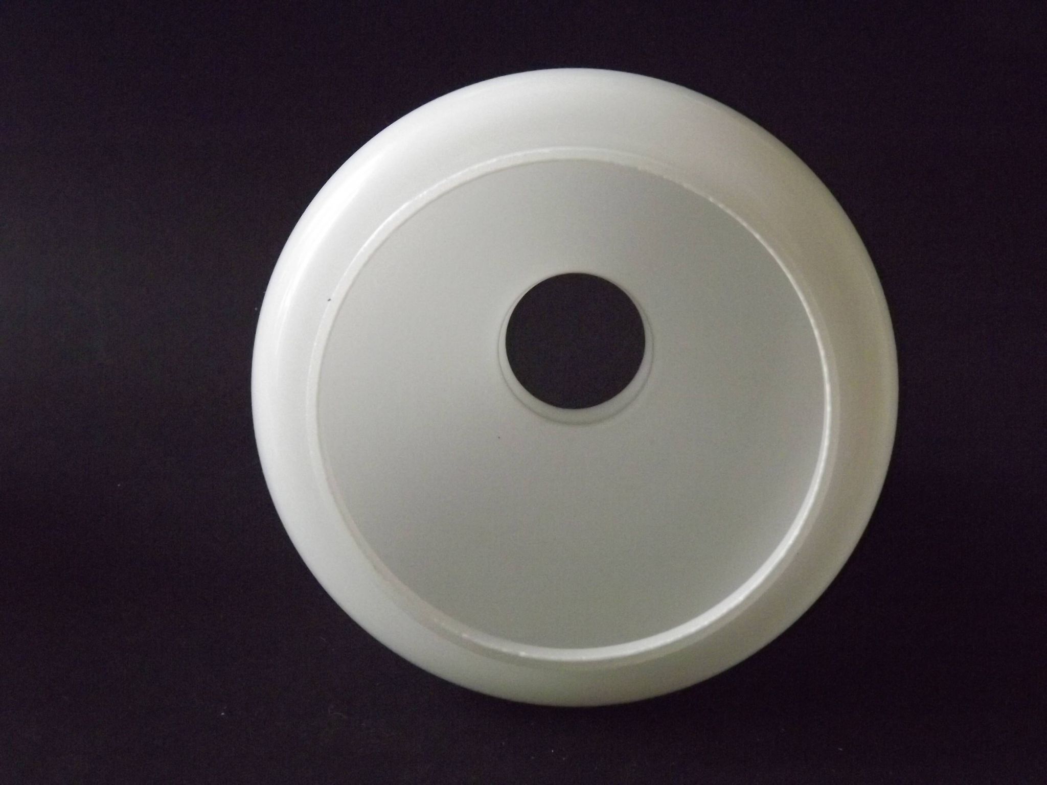 Set of 4 French Vintage White Opaline Glass Replacement Shade